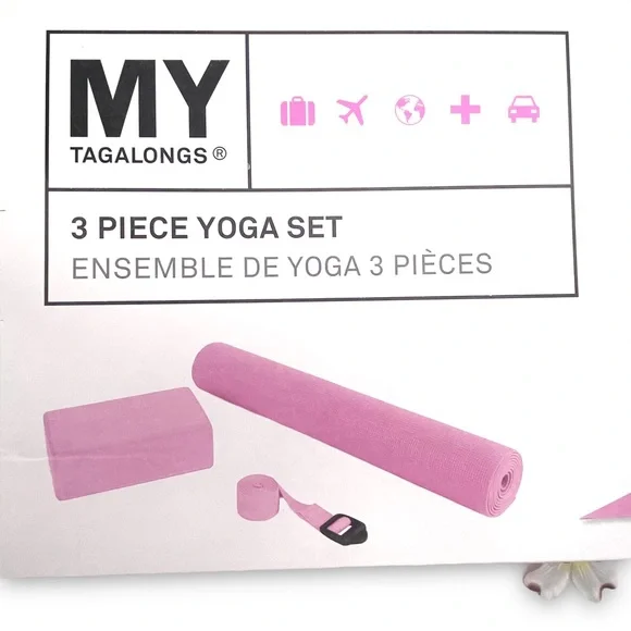 NWT MYTAGALONGS Yoga Workout Kit 3 Piece Set - Picture 11 of 15